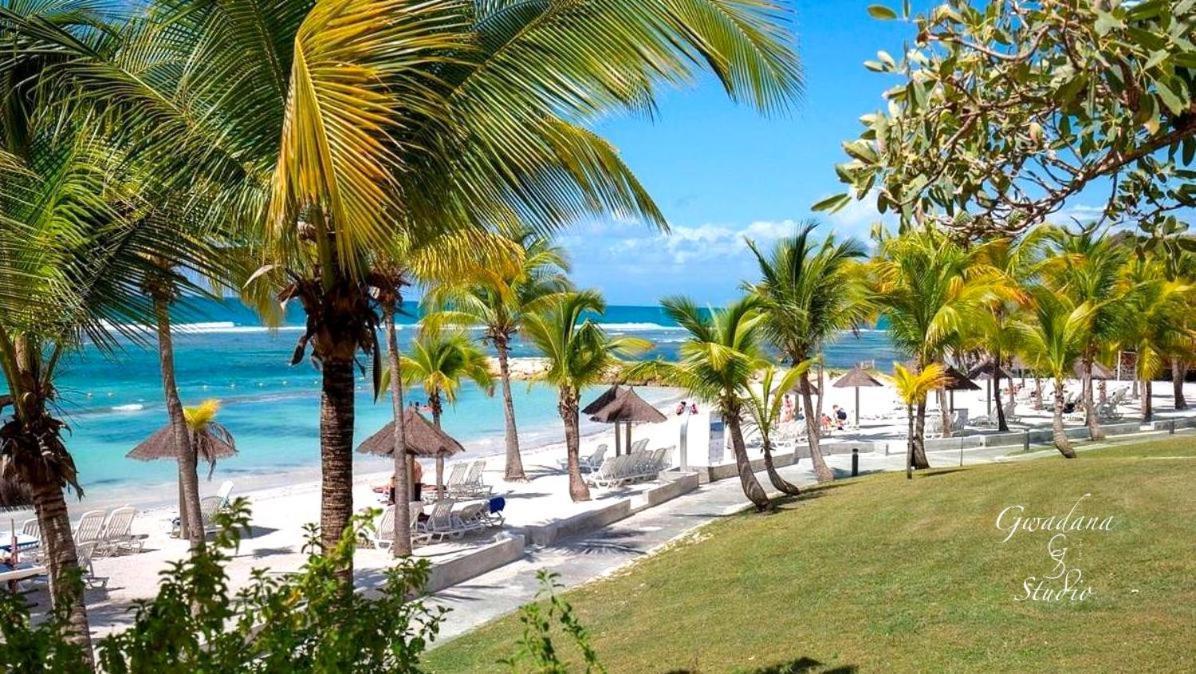 Acces Direct Plage, Vue Mer D'Exception, Les Gwada Studios, Village Vacances Sainte-Anne  Exteriér fotografie