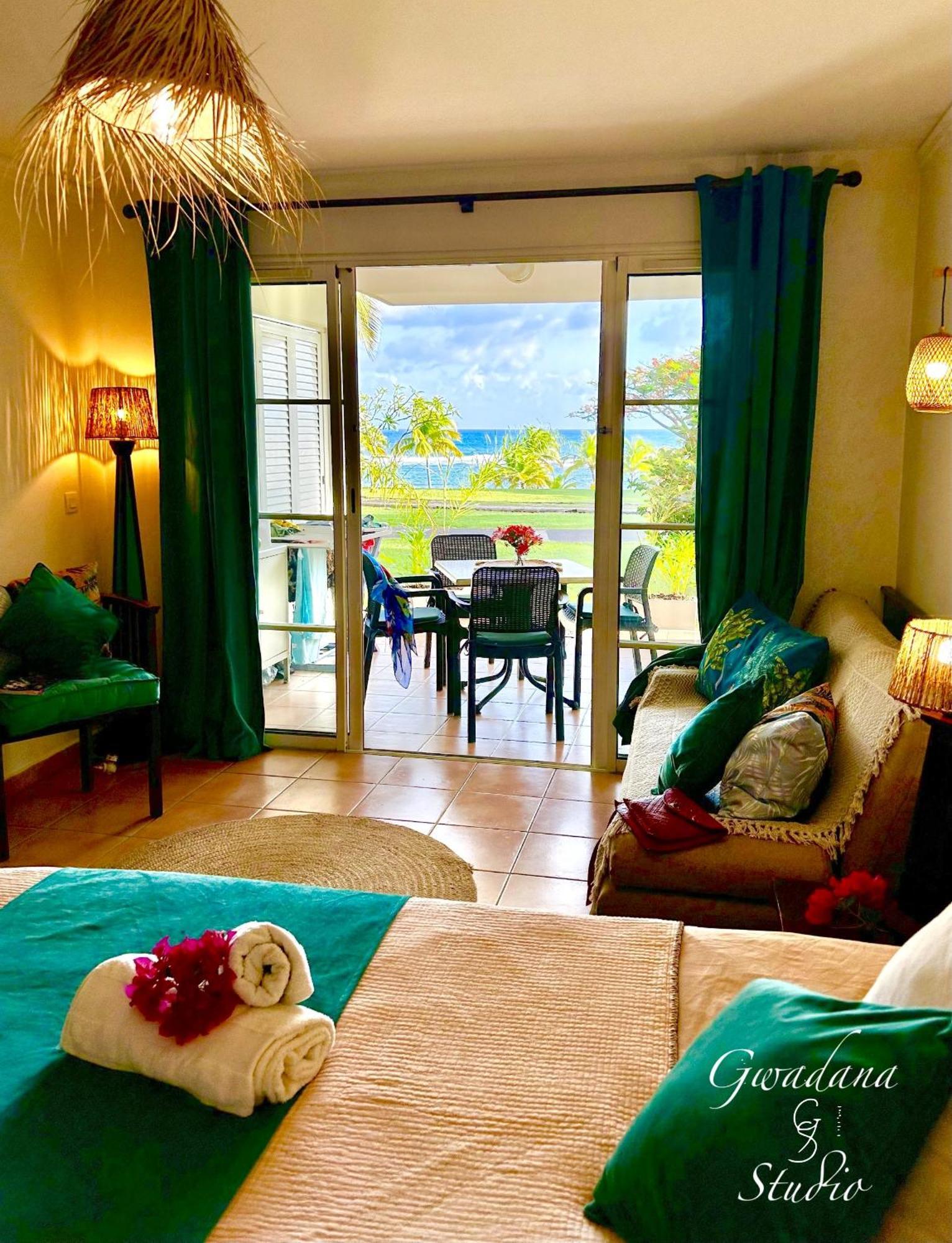 Acces Direct Plage, Vue Mer D'Exception, Les Gwada Studios, Village Vacances Sainte-Anne  Exteriér fotografie