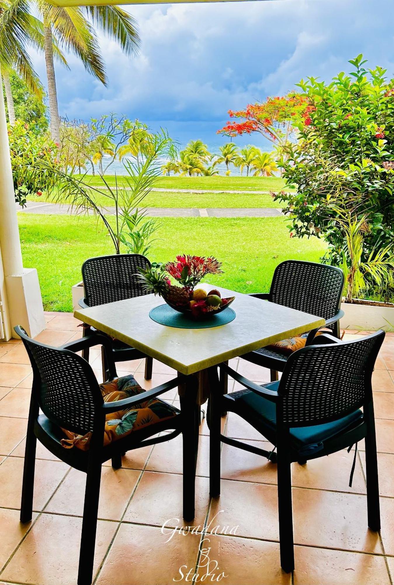 Acces Direct Plage, Vue Mer D'Exception, Les Gwada Studios, Village Vacances Sainte-Anne  Exteriér fotografie